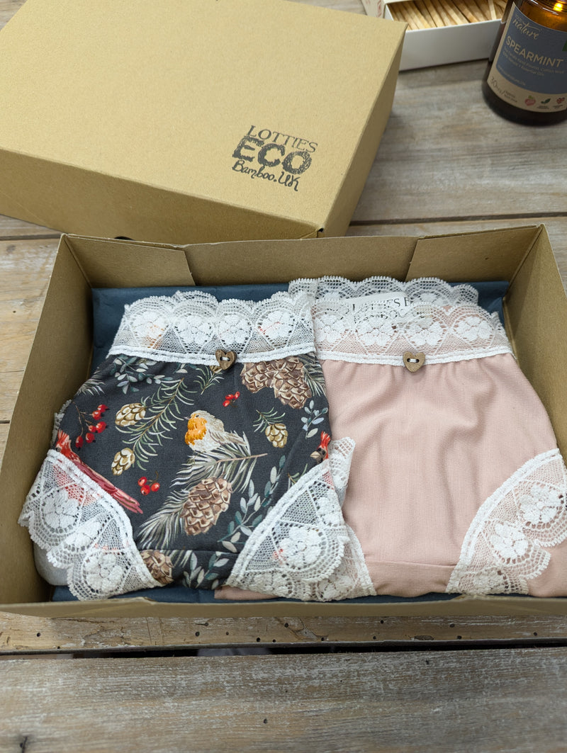 Women's 2pk Giftbox Bamboo Knickers