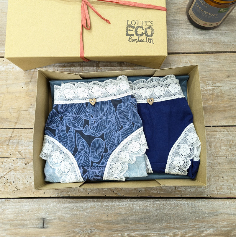 Women's 2pk Giftbox Bamboo Knickers