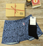 Giftbox Men's Bamboo Boxer & Socks