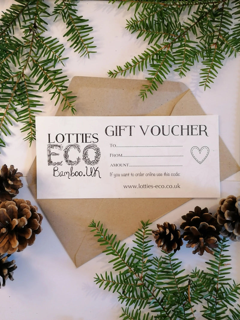 Lotties Eco Bamboo UK Lotties Eco Gift Card Voucher (Physical or Email)