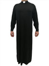 Lotties Eco Baptism & Communion Dresses Black / Standard no pockets Mens/unisex Black Bamboo Clergy Summer Cassock