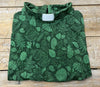 Lotties Eco Baptism & Communion Dresses Winter Green Print 190gm Tailored Womens Bamboo Clergy SLEEVED Top