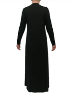 Lotties Eco Baptism & Communion Dresses Womens Black Bamboo Clergy Summer Cassock