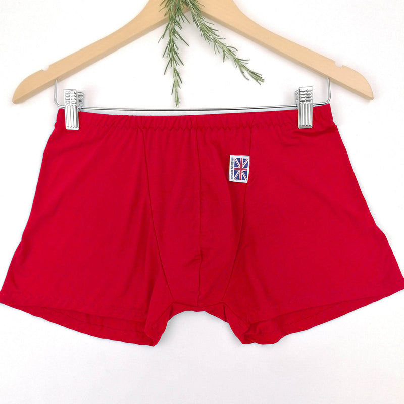 Lotties Eco boxer Red (summer weight) Men's Bamboo Boxer Short