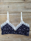 Lotties Eco Bras Indigo Spruce - Small SALE Womens Bamboo Plunge Croptop