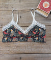 Lotties Eco Bras Robins & White Lace Womens Bamboo Plunge Croptop