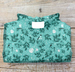 Lotties Eco croptop Animal Ice Print 190gm Tailored Womens Bamboo Clergy CROPTOP