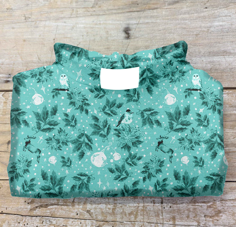Lotties Eco croptop Animal Ice Print 190gm Tailored Womens Bamboo Clergy CROPTOP