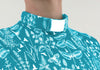 Lotties Eco Dress Aqua Meadows (summer weight) / Standard No pockets Womens Bamboo Clergy A-LINE Dress