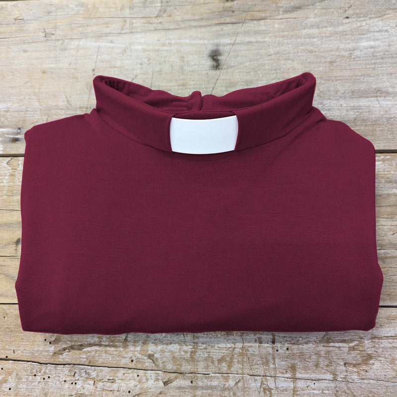 Lotties Eco Dress Burgundy (summer weight) / With side pockets 1 pair (+£20.00) Womens Bamboo Clergy A-LINE Dress