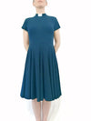 Lotties Eco Dress Emerald / Standard no pockets Womens Bamboo Clergy SKATER Dress