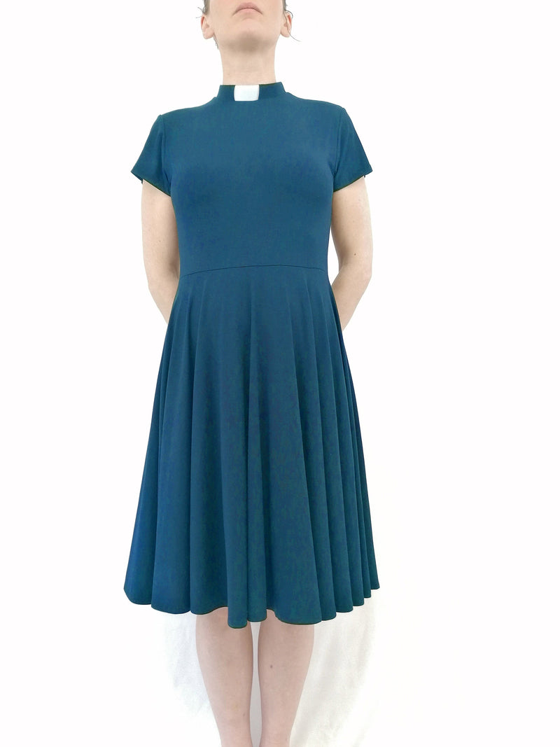 Womens Bamboo Clergy Skater Dress