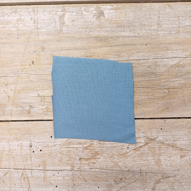 Lotties Eco Fabric Sky Blue (summer weight) Bamboo Colour Swatch Singles