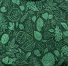 Lotties Eco Fabric Winter Green Leaf 190gm Bamboo Colour Swatch Singles