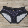 Lotties Eco Knickers Indigo Spruce/black - Small SALE Womens Bamboo Hipster Knickers