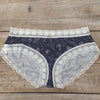 Lotties Eco Knickers Indigo Spruce - Small SALE Womens Bamboo Hipster Knickers