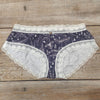 Lotties Eco Knickers Meadows Purple - Small SALE Womens Bamboo Hipster Knickers