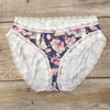 Lotties Eco Knickers Tulips - Medium SALE Womens Hi-Leg Bamboo Knicker