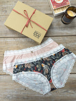 Lotties Eco Lingerie Women's 2pk Giftbox Bamboo Knickers