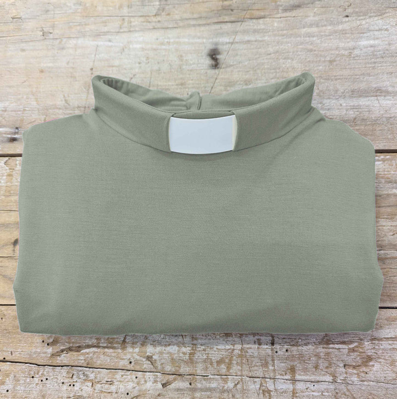 Lotties Eco Men's T-shirt Khaki (summer weight) Mens/Unisex Bamboo Clergy T-shirt