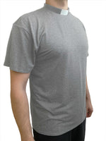 Lotties Eco Men's T-shirt Light Grey Marl Mens/Unisex Bamboo Clergy T-shirt