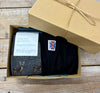 Lotties Eco Mens Boxer Black/Stag Socks Giftbox Men's Bamboo Boxer & Socks