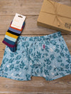 Lotties Eco Mens Boxer Ice Animals & stripe sock Giftbox Men's Bamboo Boxer & Socks