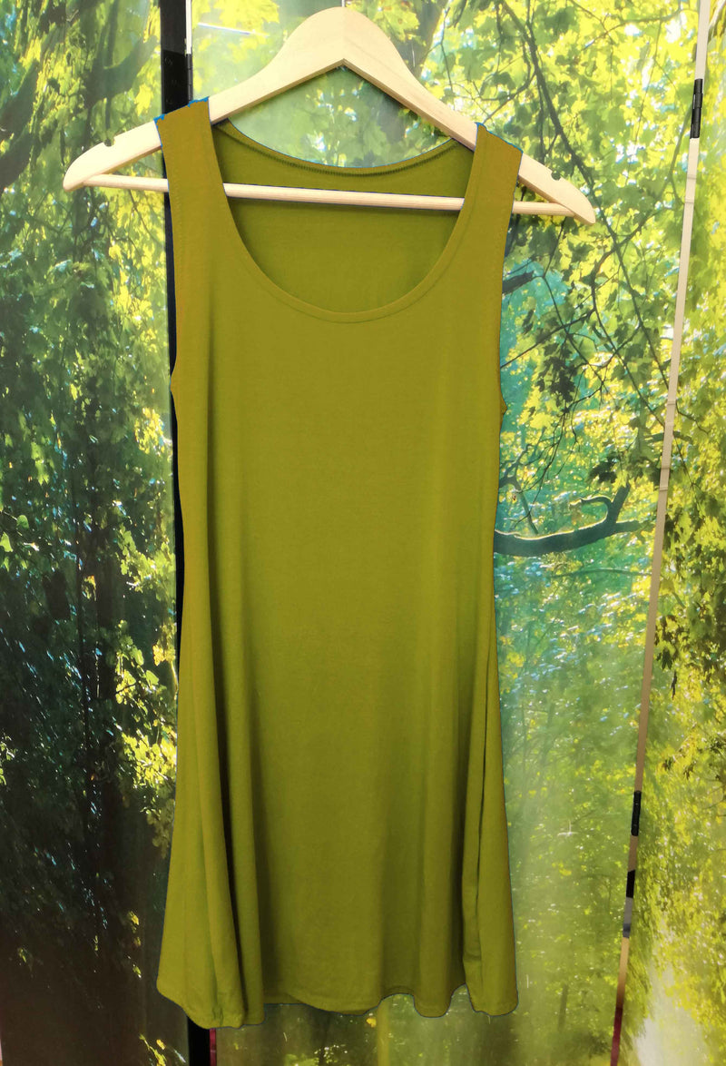 Lotties Eco Shirts & Tops Chartreuse (summer weight) Womens Bamboo Basic Summer Dress