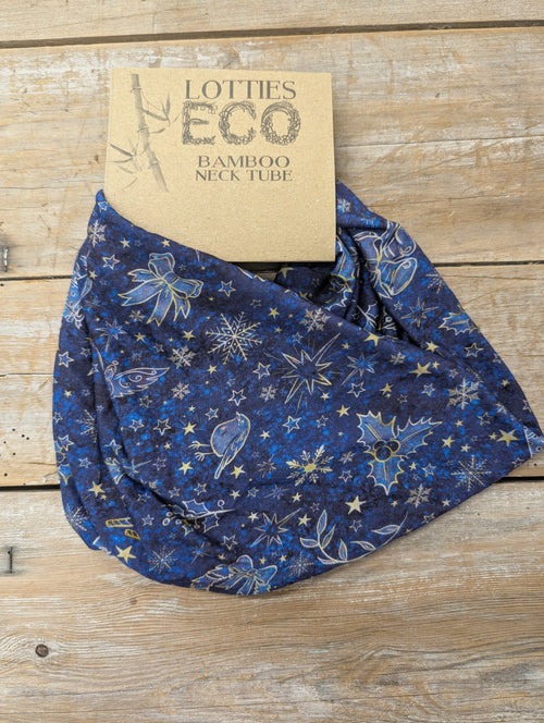 Lotties Eco Snood Angel Blue Bamboo Unisex Neck Snood