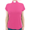 Lotties Eco T-shirt Pink (summer weight) *NEW Womens Clergy CAPPED sleeve tee shirt