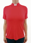 Lotties Eco T-shirt Red (summer weight) Womens Bamboo Clergy T-shirt