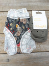 Lotties Eco Underwear Robin Knicker & khaki trainer socks Giftbox Womens Bamboo Knicker & Sock Box