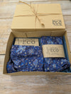 Lotties Eco Wrist Warmers Angel Blue Print / Standard - Small/Medium Bamboo Unisex Gloves & Snood Giftset