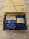 Lotties Eco Wrist Warmers Angel Blue Snood & navy gloves / Standard - Small/Medium Bamboo Unisex Gloves & Snood Giftset