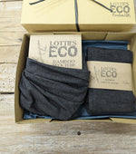 Lotties Eco Wrist Warmers Charcoal / Standard - Small/Medium Bamboo Gloves & Snood Giftset
