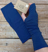 Lotties Eco Wrist Warmers Emerald / Standard - Small/Medium Bamboo Unisex SHORT Fingerless Gloves