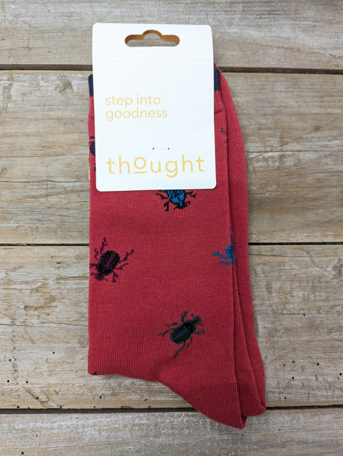 Thought Socks Men's Thought Bamboo Bugs Sock UK 7-11