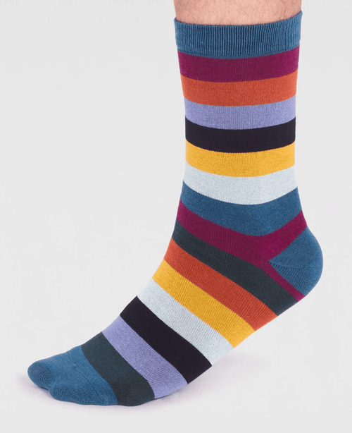 Thought Socks Men's Thought Bamboo Stripe Socks UK 7-11