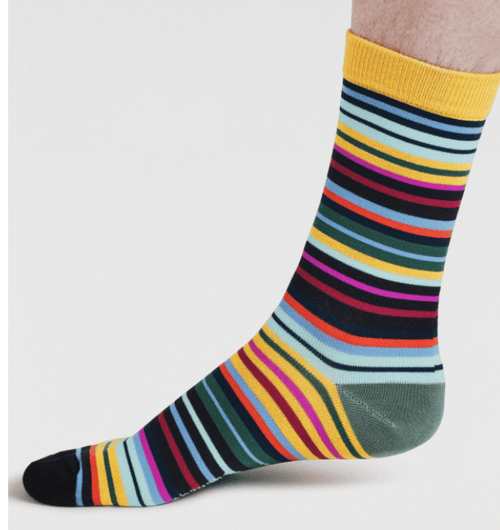 Thought Socks Men's Thought Bamboo Stripes Socks UK 7-11