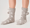 Thought Socks Silver Women's Thought Cosy Cabin Socks UK 4-7
