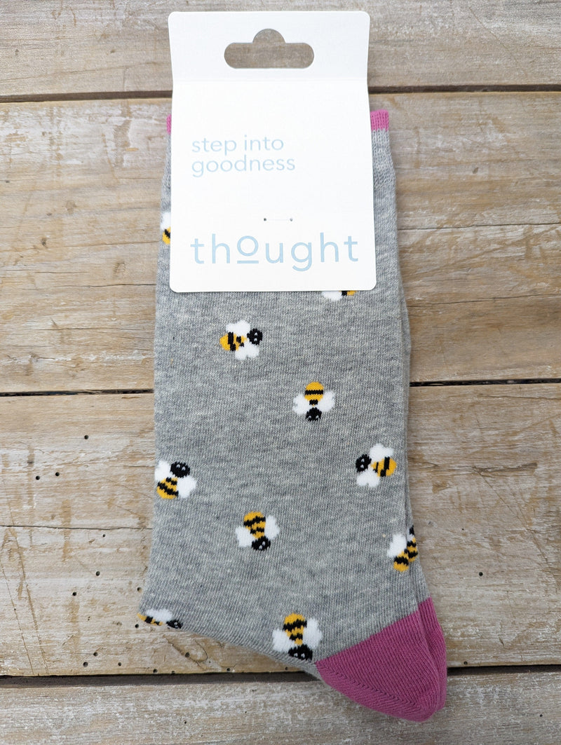 Thought Socks Women's Thought Bamboo Bee Socks UK 4-7