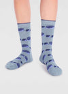 Thought Socks Women's Thought Bamboo Blue Hedgehog Socks UK 4-7