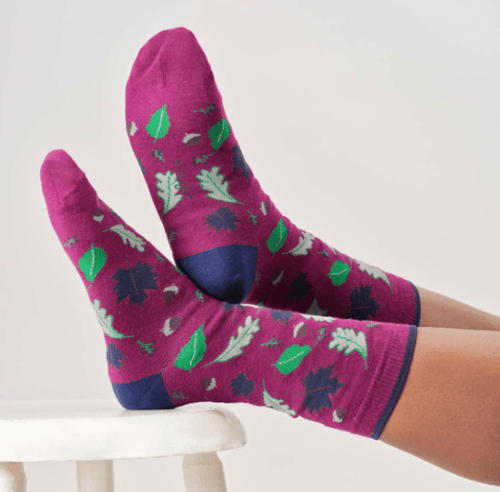 Thought Socks Women's Thought Bamboo Leaf Socks UK 4-7