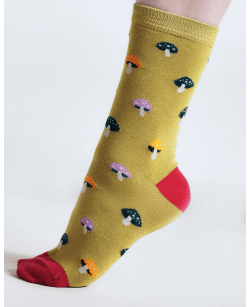 Thought Socks Women's Thought Bamboo Mushroom Socks UK 4-7