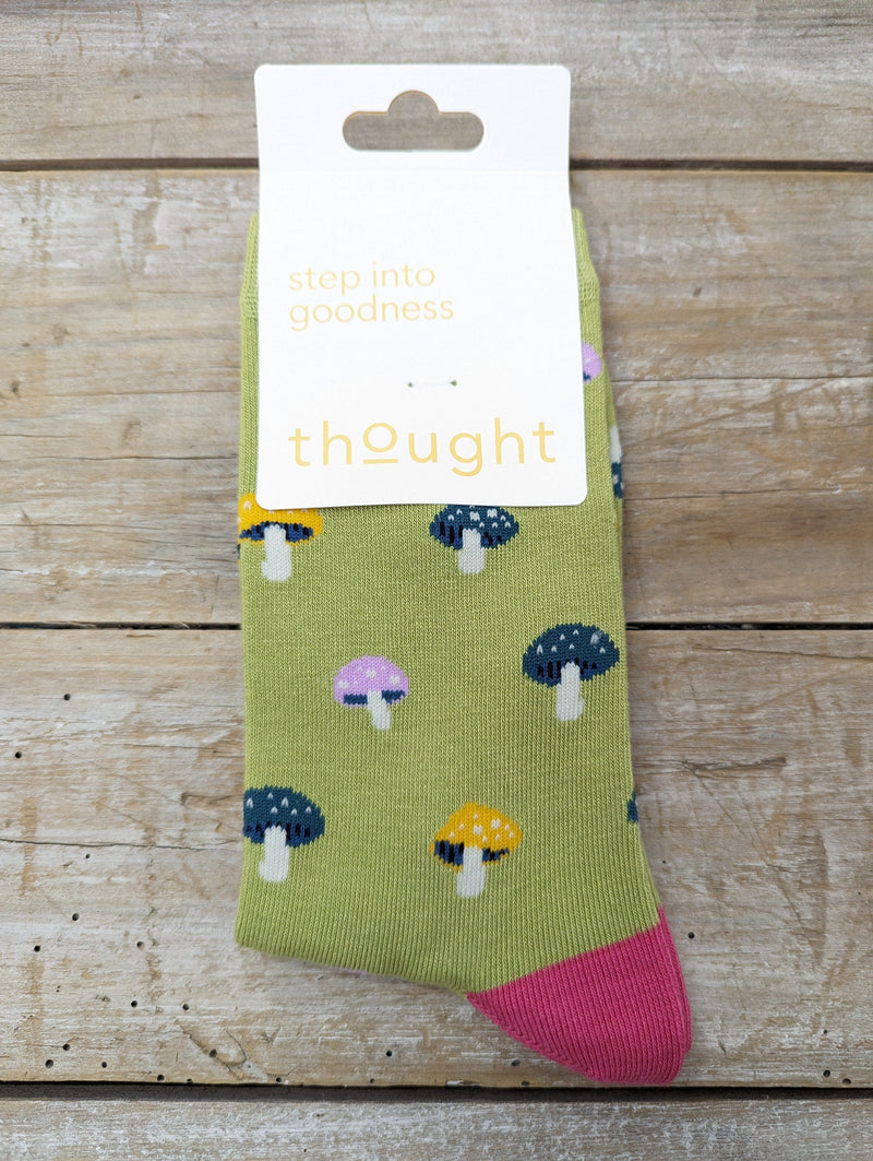 Thought Socks Women's Thought Bamboo Mushroom Socks UK 4-7