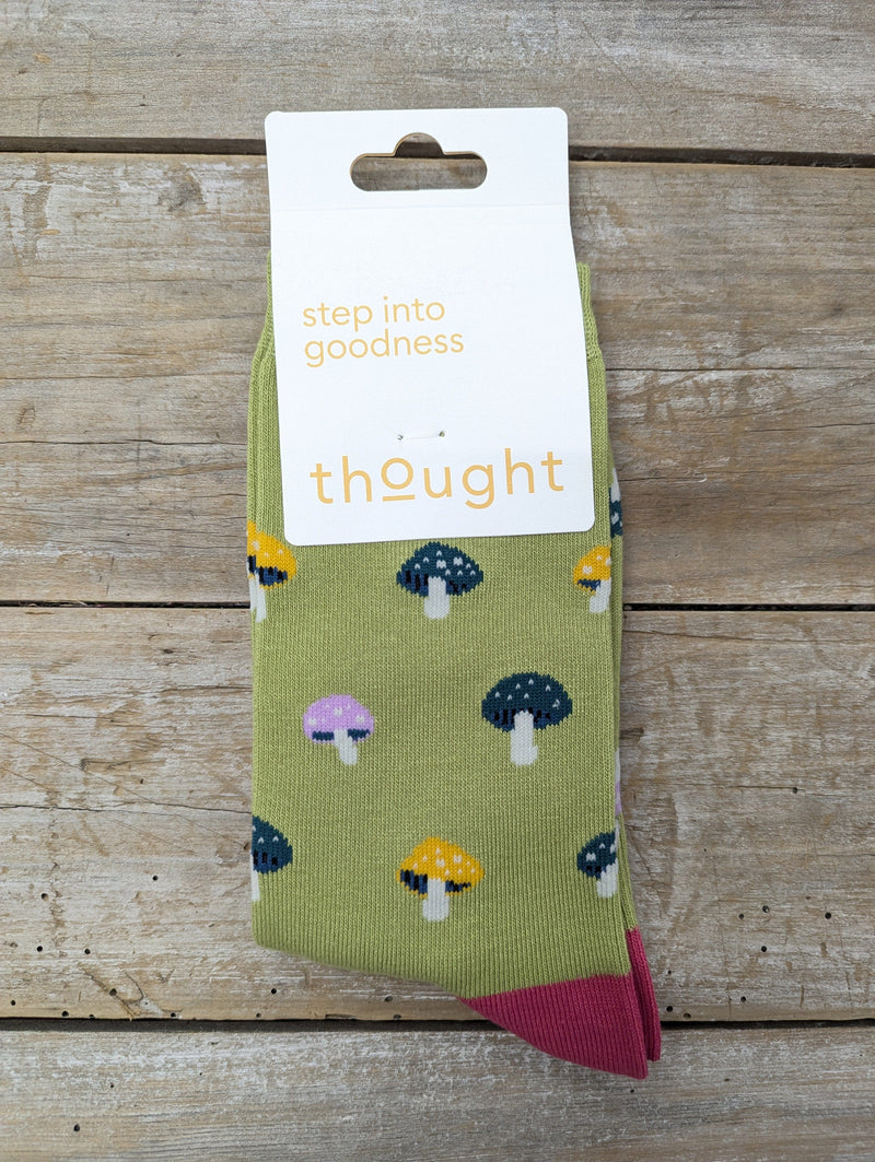 Thought Socks Women's Thought Bamboo Mushroom Socks UK 4-7