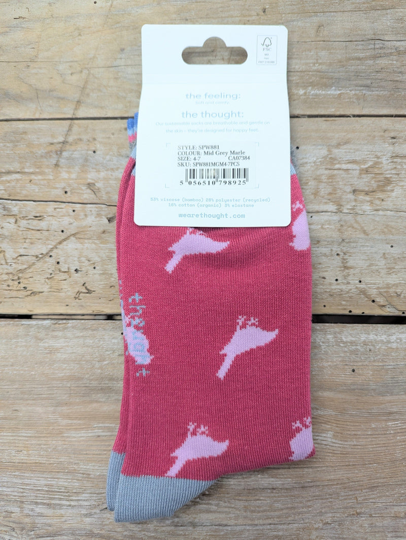 Thought Socks Women's Thought Cotton Bird Socks UK 4-7