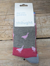 Thought Socks Women's Thought Cotton Bird Socks UK 4-7