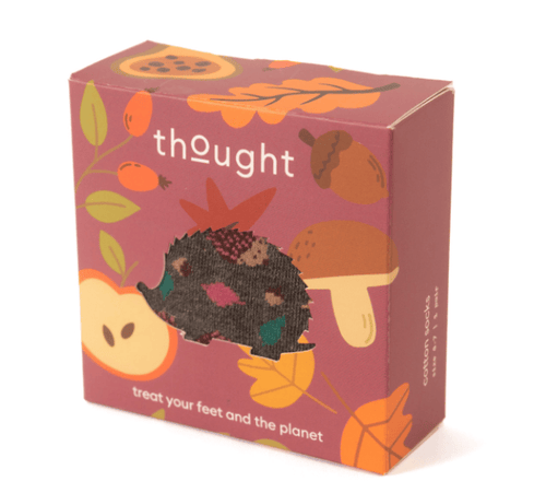 Thought Socks Women's Thought Cotton Hedgehog Box Socks UK 4-7