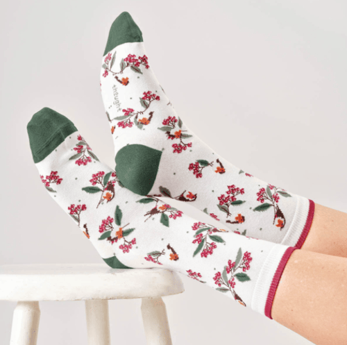 Thought Socks Women's Thought Cotton Robin Socks UK 4-7